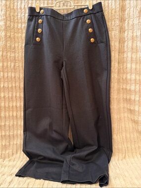 Jules & Leopold Navy Trousers with Gold Buttons